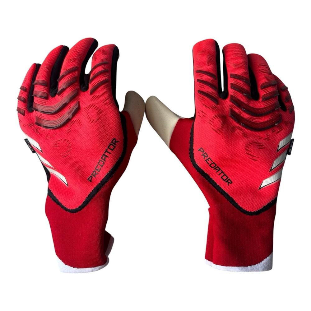 adidas Predator GL Pro FS Fingersave Goalkeeper Gloves Soccer GK Size 10.5